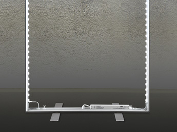 Vrijstaande LED-frames