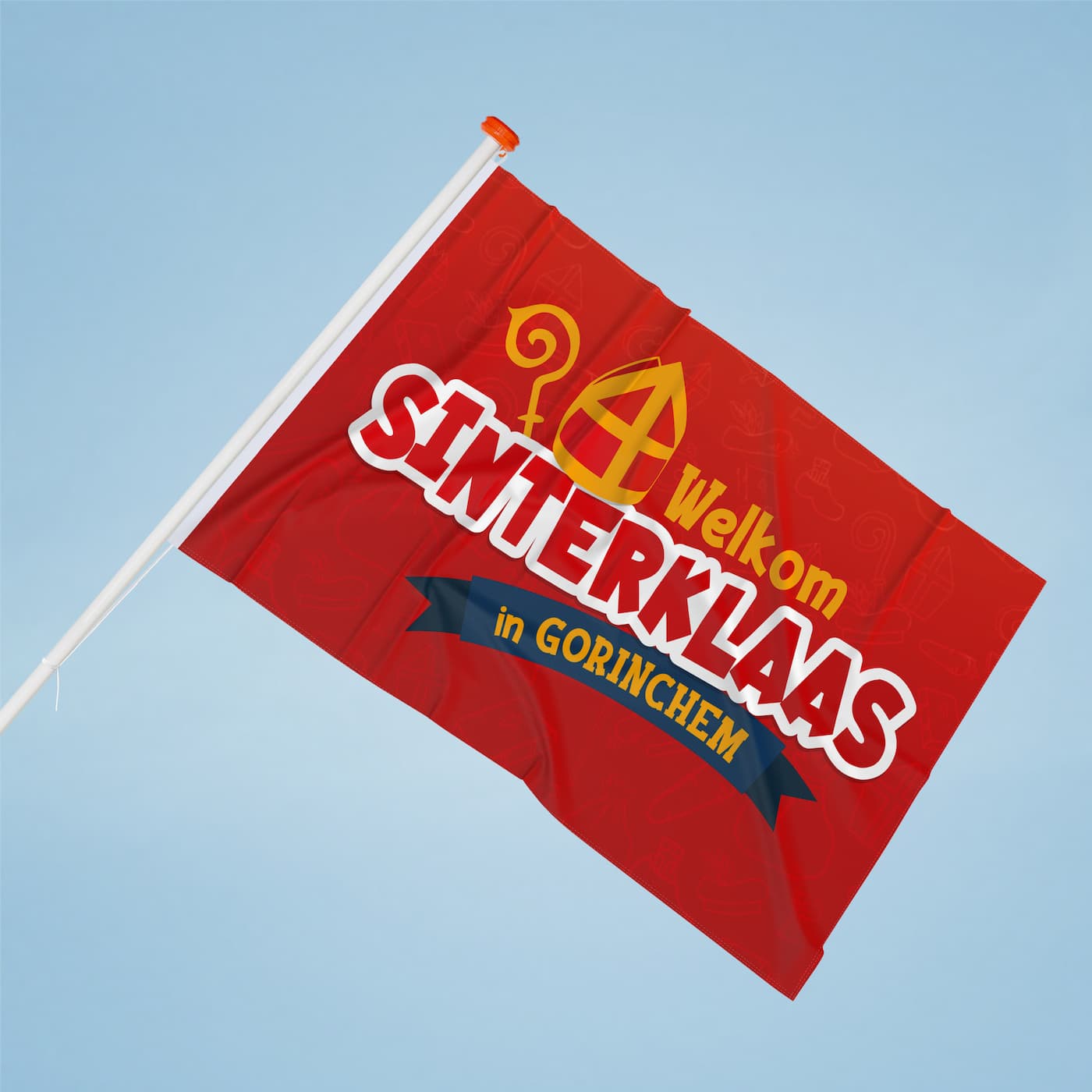 Sinterklaas vlag dorp-stad