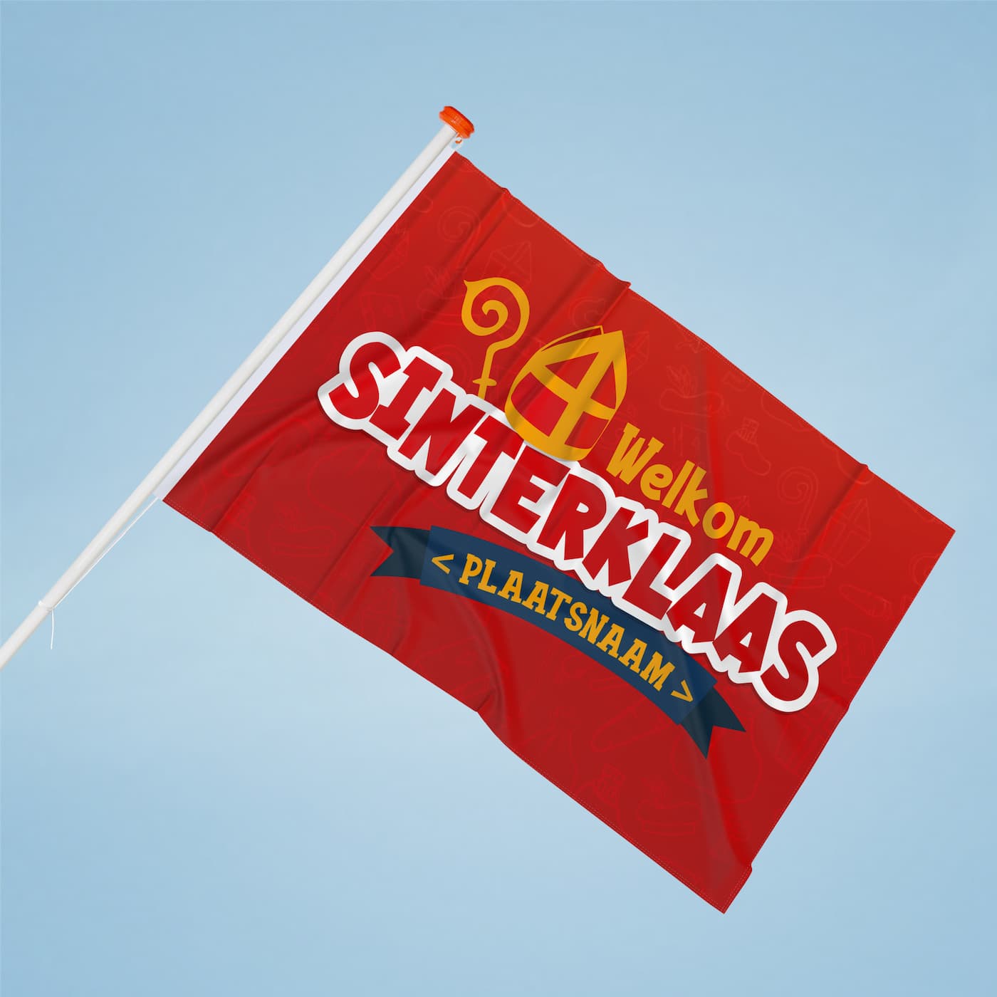 Sinterklaas vlag dorp-stad