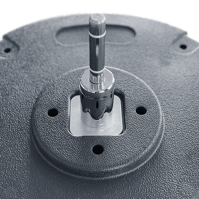 Haltervoet 11kg.