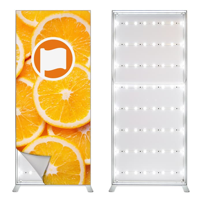 Vrijstaand LED-Frame enkelzijdig